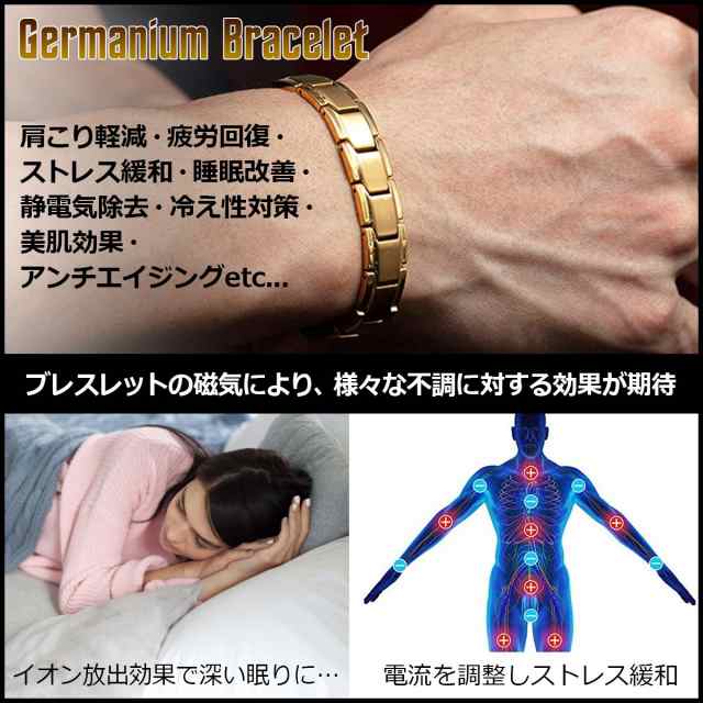 磁気ブレスレット メンズ ブレスレット タングステン シルバー