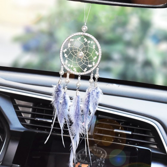 ドリームキャッチャー パールタイプ シルバー 車 アクセサリー ルームミラー 飾り カー用品 10円ポッキリ あすつく 送料無料の通販はau Pay マーケット Comodo Viento
