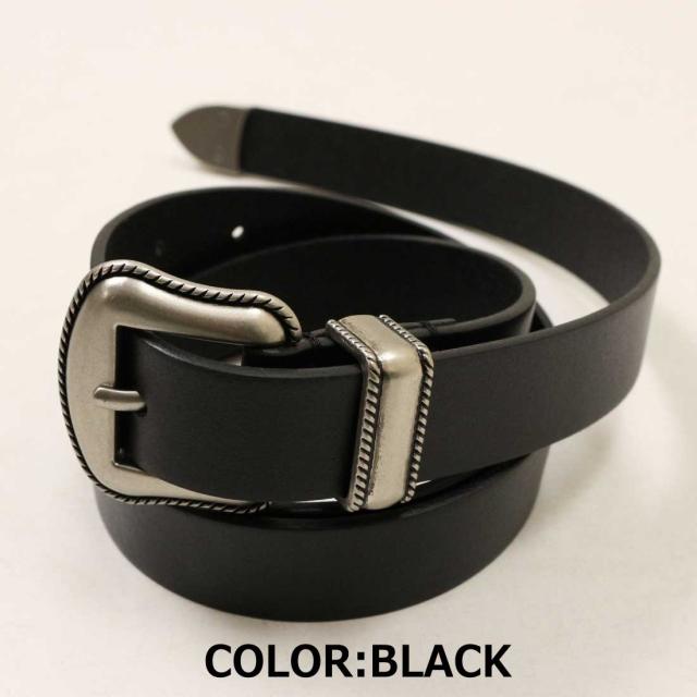 ベルト ナロー ウエスタンベルト 垂らせる ロングベルト 牛革