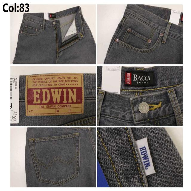 エドウィン EDWIN BAGGY ワイドパンツ デニム ジーンズ バギーパンツ E1560 ワイドストレート ストリート カジュアル メンズ エドウイン_14