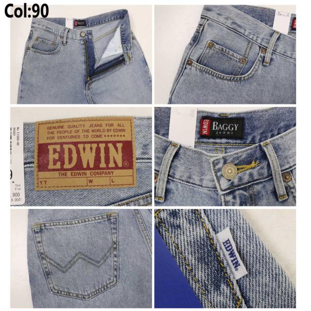 エドウィン EDWIN BAGGY ワイドパンツ デニム ジーンズ バギーパンツ E1560 ワイドストレート ストリート カジュアル メンズ エドウイン_15