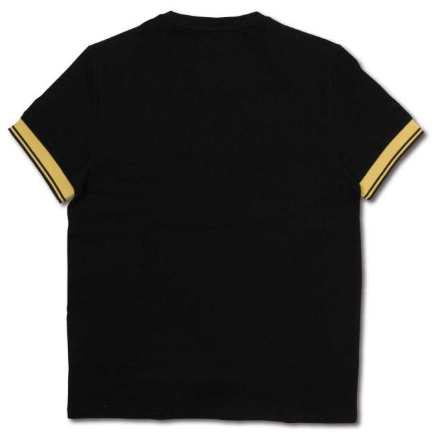 FRED PERRY フレッドペリー 半袖 Tシャツ Twin Tipped Cuff T-Shirt M2396 ツインティップTシャツ メンズ クルーネックTシャツ_4