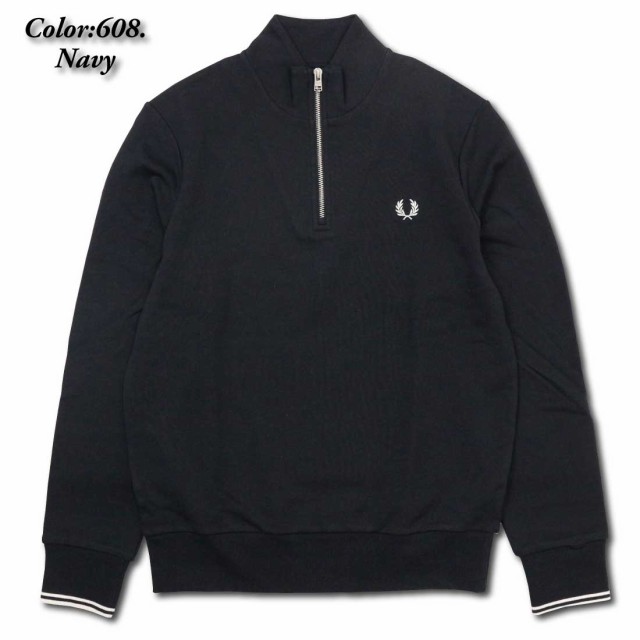 FRED PERRY フレッドペリー Half Zip Sweatshirt M3574