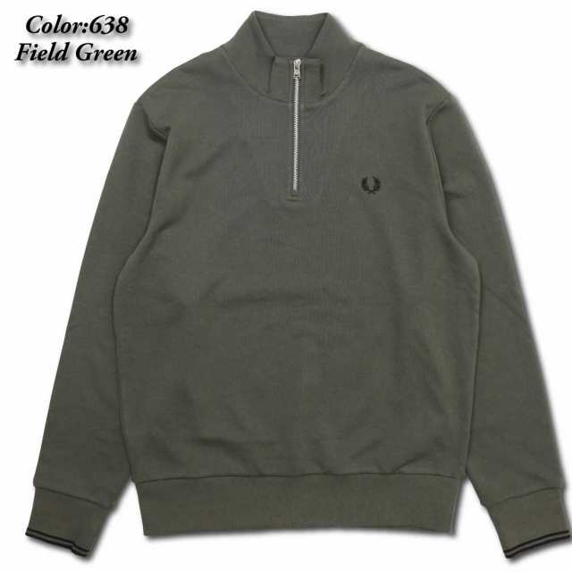 FRED PERRY フレッドペリー Half Zip Sweatshirt M3574