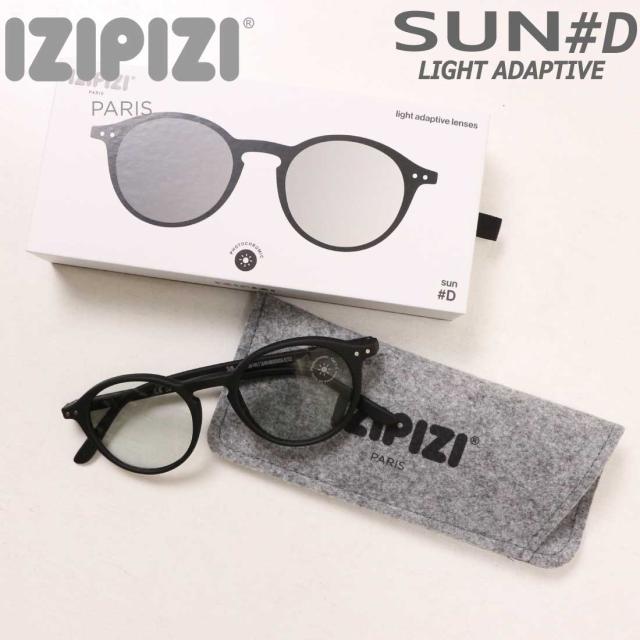 IZIPIZI イジピジ サングラス SUN LIGHT ADAPTIVE #D 調光レンズ ボストンフレーム 紫外線 日常使い 旅行 アウトドア メンズ レディース