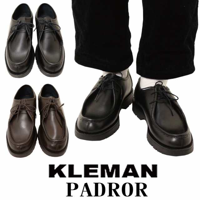 KLEMAN クレマン メンズ PADROR 靴 チロリアンシューズ レザー ワークシューズ NOIR MARRON カジュアル キレイめ  メンズ｜au PAY マーケット