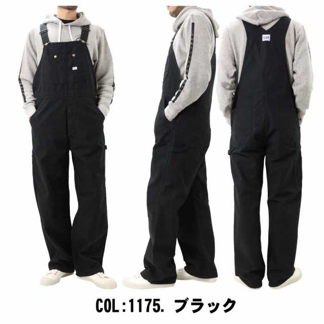 未使用品】 LEE リー LM7254 定番 デニム オーバーオール ワーク仕様 DUNGAREES メンズ ボトムス 日本製 ダンガリーズ  オーバーオール ロゴ