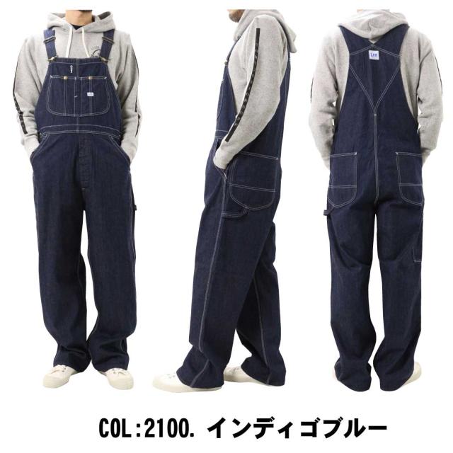 LEE リー LM7254 定番 デニム オーバーオール ワーク仕様 DUNGAREES メンズ ボトムス ダンガリーズ オーバーオール ロゴ_3
