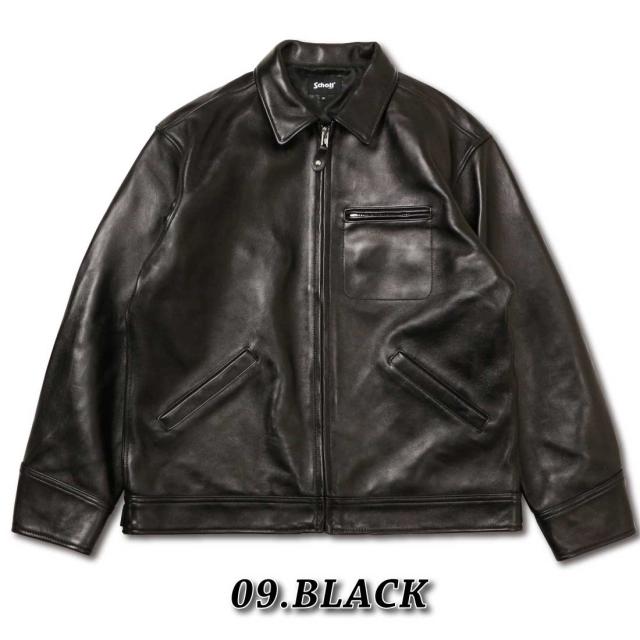 Schott ショット レザー ジャケット 3121034 782-5950014 レザートラッカージャケット ラムレザー ワークジャケット トラッカー メンズ_2