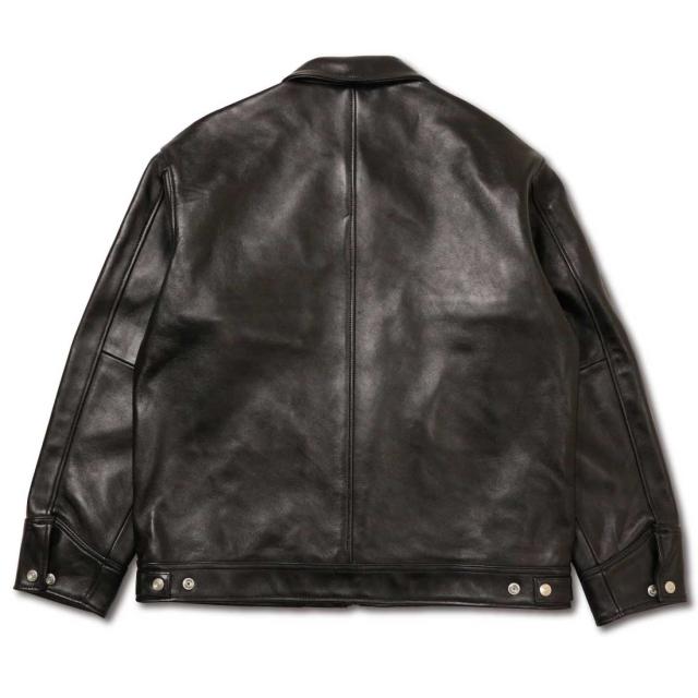 Schott ショット レザー ジャケット 3121034 782-5950014 レザートラッカージャケット ラムレザー ワークジャケット トラッカー メンズ_3