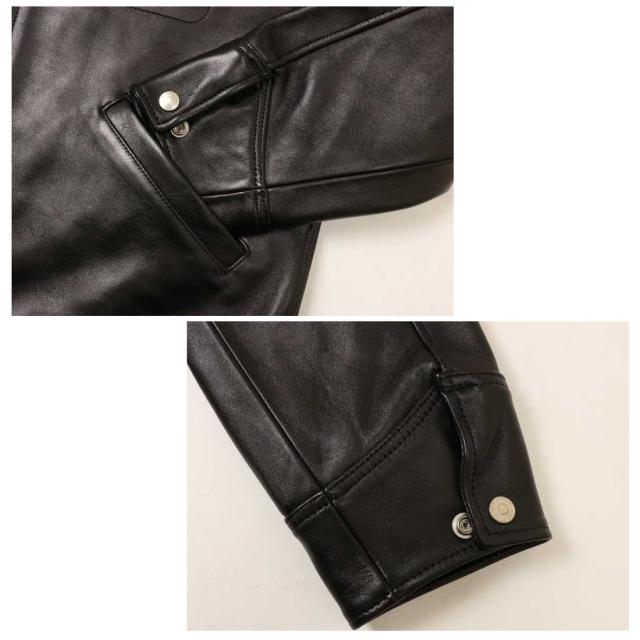 Schott ショット レザー ジャケット 3121034 782-5950014 レザートラッカージャケット ラムレザー ワークジャケット トラッカー メンズ_6