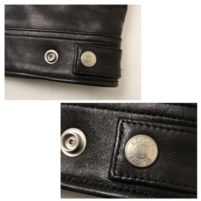 Schott ショット レザー ジャケット 3121034 782-5950014 レザートラッカージャケット ラムレザー ワークジャケット トラッカー メンズ_7