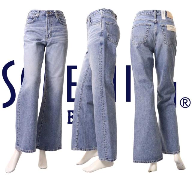 SOMETHING サムシング ジーンズ フレア SEA11 デニム パンツ