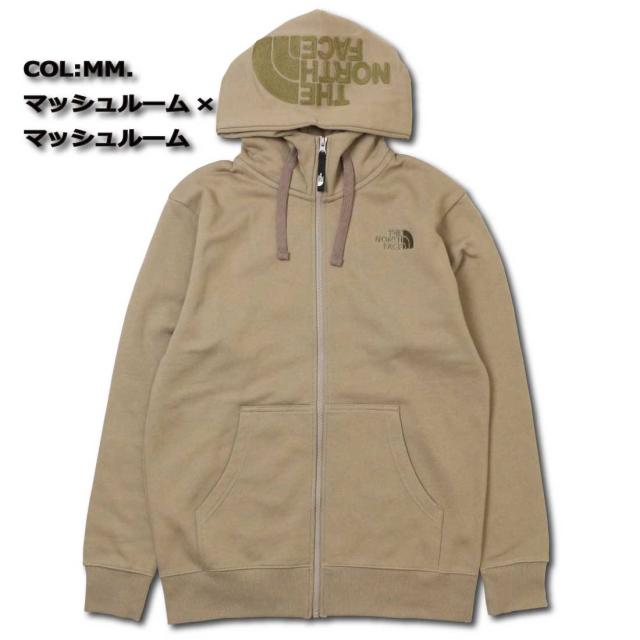 THE NORTH FACE ザ・ノース・フェイス 長袖 パーカー NT12442 リアビュー フルジップ フーディ 厚手スウェット アウトドア NT12340 メンズ 立体刺繍 ロゴ_6