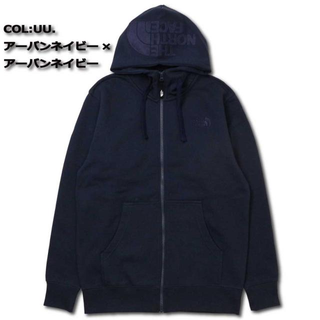 THE NORTH FACE ザ・ノース・フェイス 長袖 パーカー NT12442 リアビュー フルジップ フーディ 厚手スウェット アウトドア NT12340 メンズ 立体刺繍 ロゴ_8