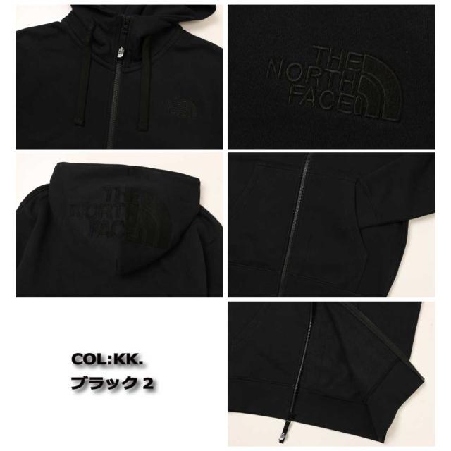 THE NORTH FACE ザ・ノース・フェイス 長袖 パーカー NT12442 リアビュー フルジップ フーディ 厚手スウェット アウトドア NT12340 メンズ 立体刺繍 ロゴ_11