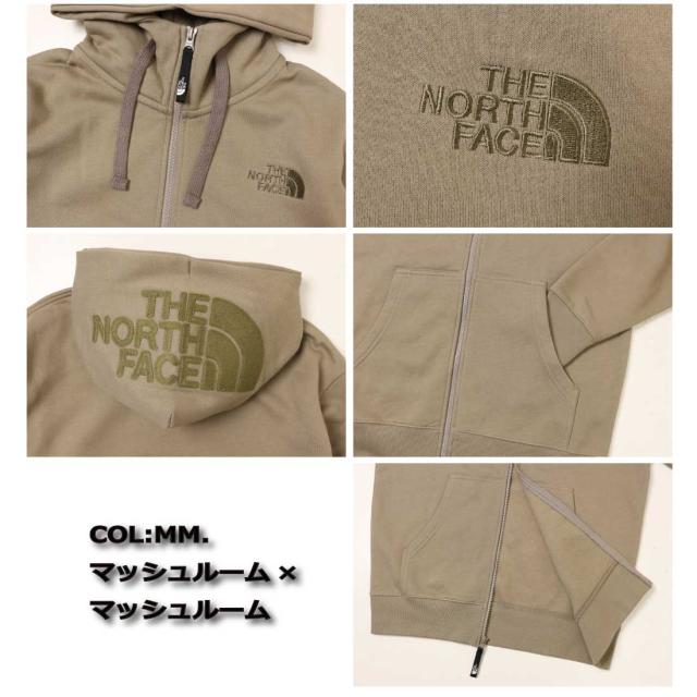 THE NORTH FACE ザ・ノース・フェイス 長袖 パーカー NT12442 リアビュー フルジップ フーディ 厚手スウェット アウトドア NT12340 メンズ 立体刺繍 ロゴ_12