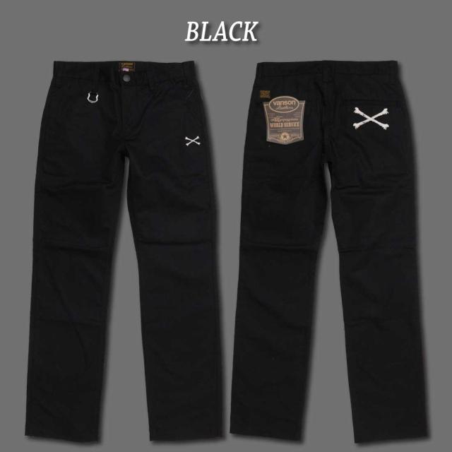 VANSON バンソン チノパン NVBL-101 クロスボーン バイカー アメカジ