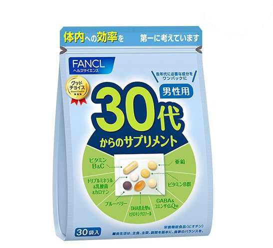 Fancl（ファンケル） 30代からのサプリメント 男性用(栄養機能食品) 15-30日分 [ サプリ サプリメント ]　1袋｜au PAY マーケット