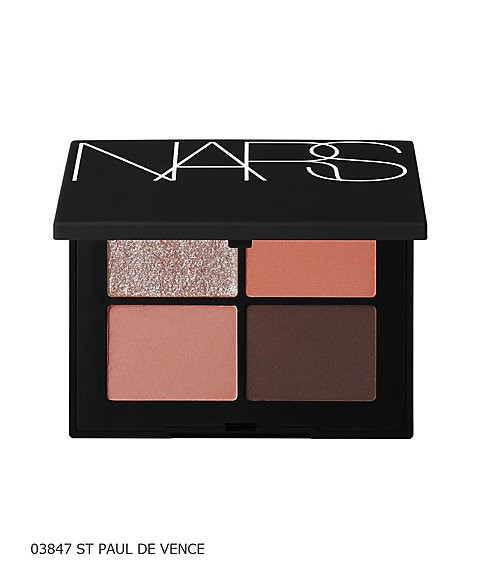 NARS クワッドアイシャドウ 4色セット NARSの4色入りアイシャドウから新色が登場 目元を彩るなめらか
