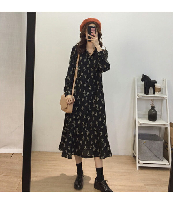 レディースワンピース 小花柄ワンピース ワンピ ロングワンピース トップス 普段着 シンプル 大人っぽい 可愛い ドレス シフォンの通販はau Pay マーケット Maison De Latir