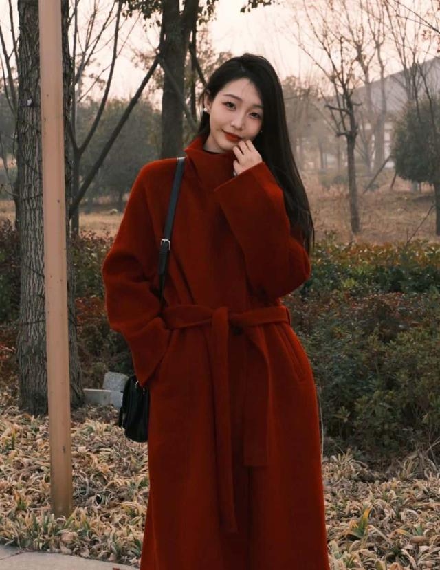 【2024新作】10％ヤクウール 90％羊毛 ハンドメイド コート レディース レッド グレー ブラウン ブラック S〜Lサイズ 冬用 防寒 軽量 アウター 【LPIUTY】の通販は