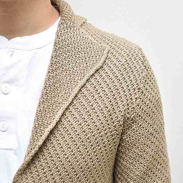 国内正規品】DRUMOHR Cotton Low gauge knit jacket ドルモア コットン