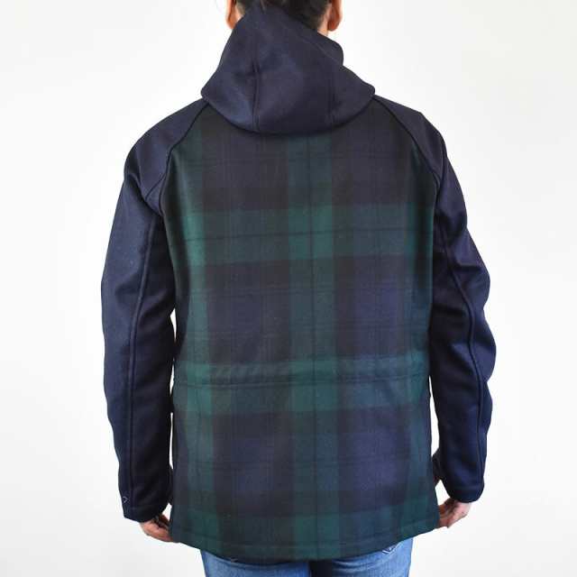 【20％OFF】equipe’70 エキップセッタンタ Wool Eskimo raglan Design Uomo Tess color tartan Black watch Parka coat EUL-04 エスキモ