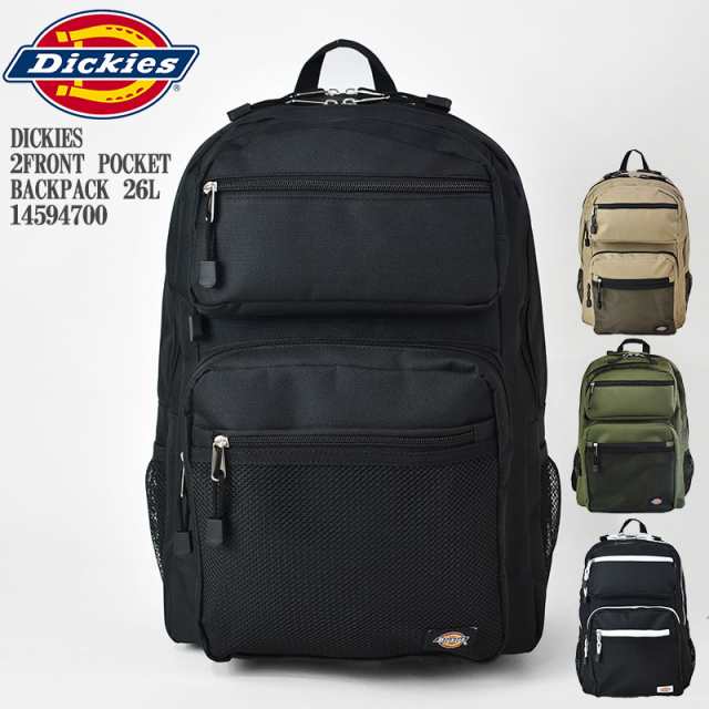 DICKIES ディッキーズ 2FRONT POCKET BACKPACK 26L 14594700 ナイロン