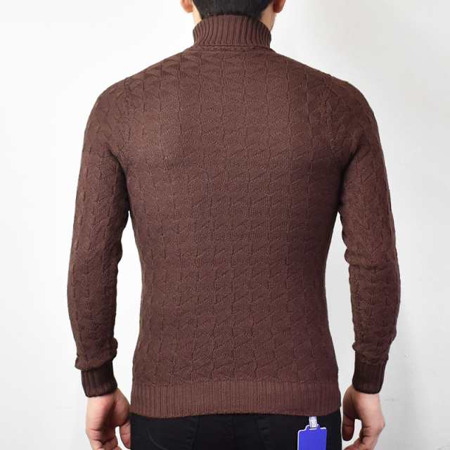 Drumohr ドルモア extra fine merino wool turtle knit Middle 8G エクストラファインメリノウール ミドルゲージ タートルネックニット 