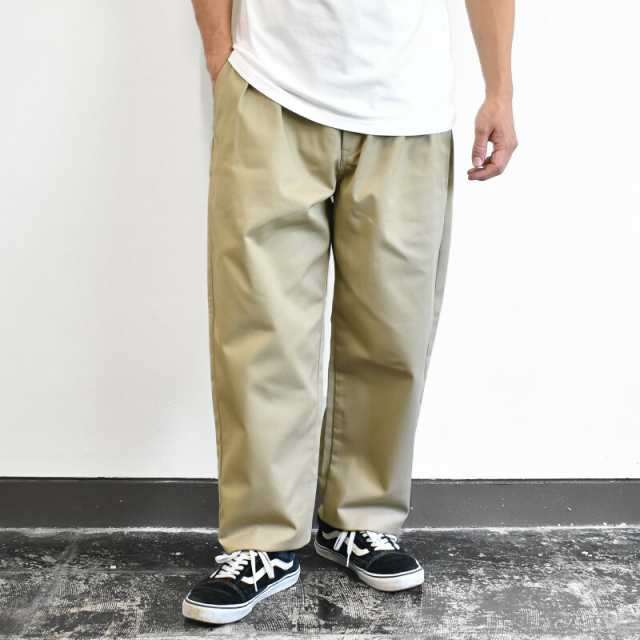 国内正規品】Dickies DK874 TC twill tapered two intuck pants work ...