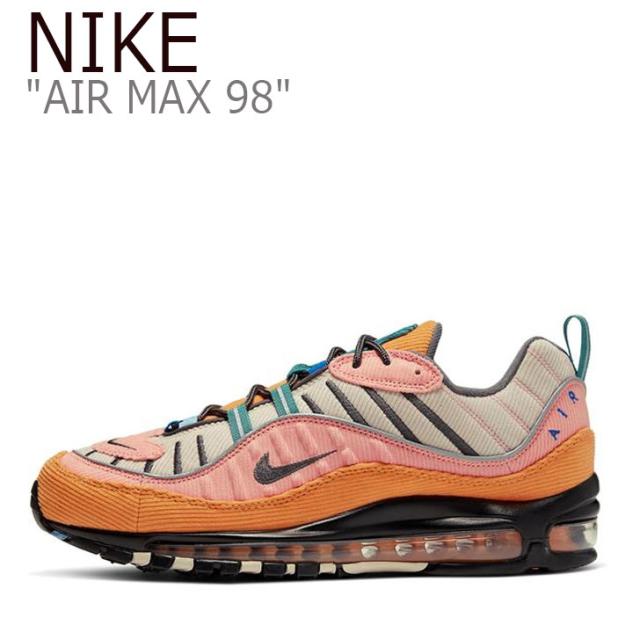 ナイキ エアマックス スニーカー Nike メンズ Air Max 98 エア マックス Pink ピンク Orange オレンジ Cq7513 814 シューズの通販はau Pay マーケット Drescco