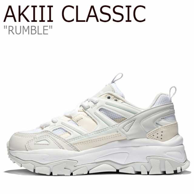 アキクラシック スニーカー Akiii Classic メンズ レディース Rumble ランブル White ホワイト Ivory アイボリー Akahauw シューズの通販はau Pay マーケット Drescco