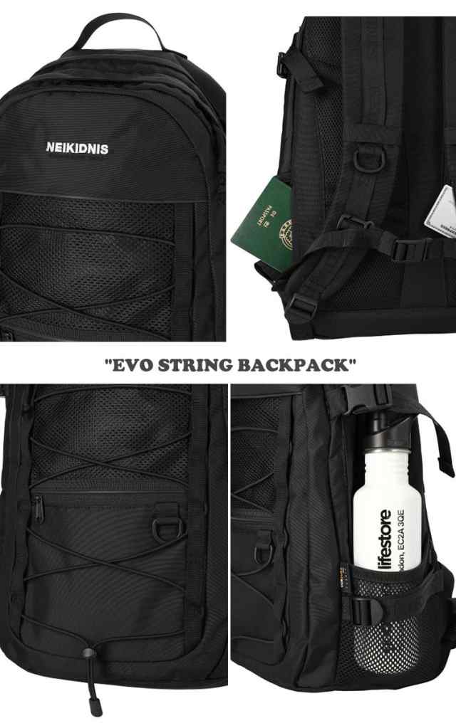 ネイキドニス リュック NEIKIDNIS 正規販売店 メンズ レディース EVO STRING BACKPACK EVO ストリング バックパック  NB25ABG010 バッグ｜au PAY マーケット