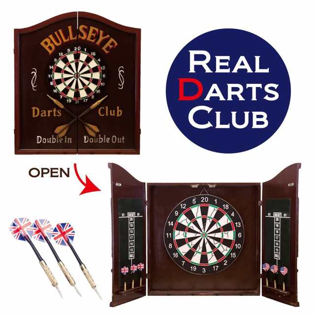 オブジェ 壁掛けフック ダーツ Real Darts Club ダーツボード 送料無料