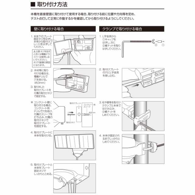 comcon LED 人感 センサーライト 屋外 100V コンセント CLA-300 3灯式