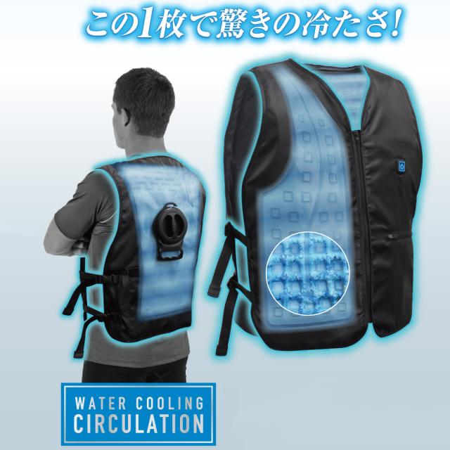 外仕事に最適水冷ベストセット！クールベスト高品質保冷剤クーラーボックスバッテリー 保冷剤6本入り の お得セット】 大進 ひんやり 水冷ベスト