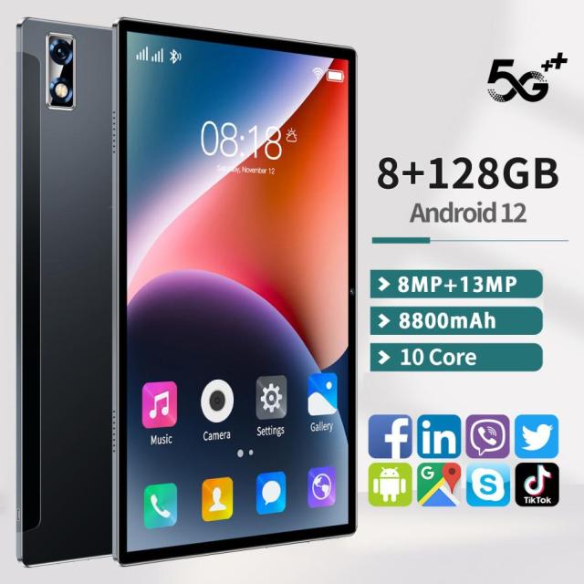 タブレット PC 10インチ Android12.0 Wi-Fi 8+128GB IPS液晶 SDカード 本体 wi-fi版 在宅勤務 ネット授業 コスパ最高 タブレットPC 特典 2023 新品割引の通販は 10,779円