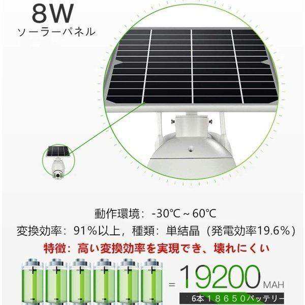 防犯カメラ WiFi ワイヤレス 監視カメラ ワイヤレス 防犯カメラ 完全無線 8ｗソーラーパネル付き 屋外 1080ピクセル IP65防水 双方向通話  省エネルギーの通販はau PAY マーケット - ametoo | au PAY マーケット－通販サイト