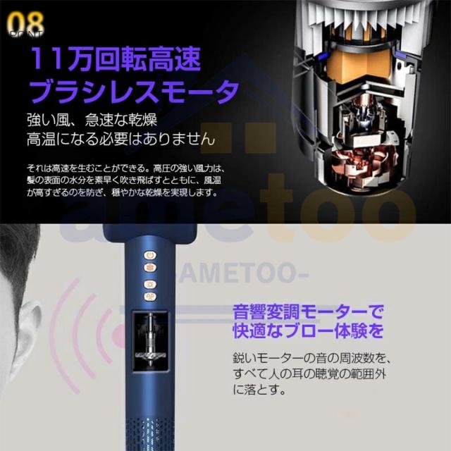 ドライヤー 速乾 大風量 2025 ヘアドライヤー 冷熱風 4段風温 3段風量