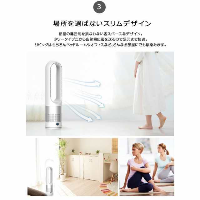 MYCARBON サーキュレーター 静音 DCモーター 寄越し 扇風機 20畳