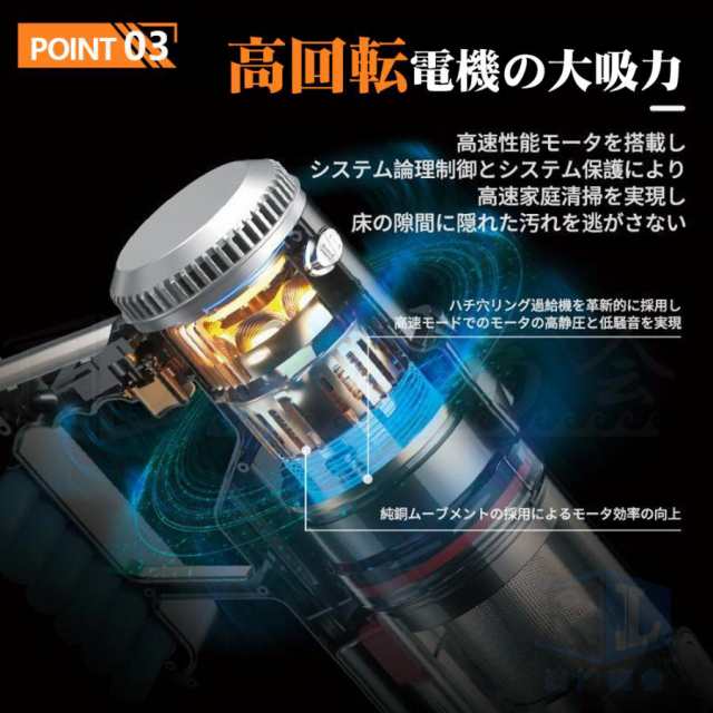 掃除機 コード式 サイクロン式 コードレス コードレス(三段調節機能