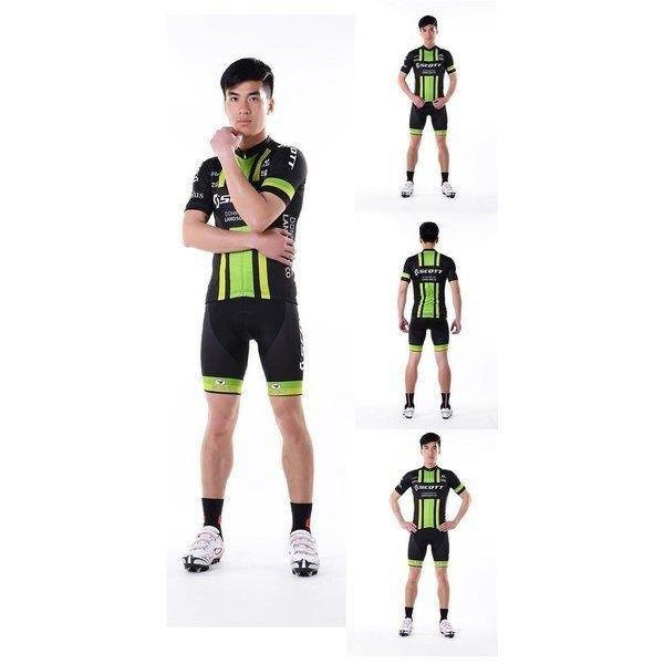 割引購入 上下2点セット 自転車ウェア SCOTT サイクルウェア メンズ 半袖 ウェア