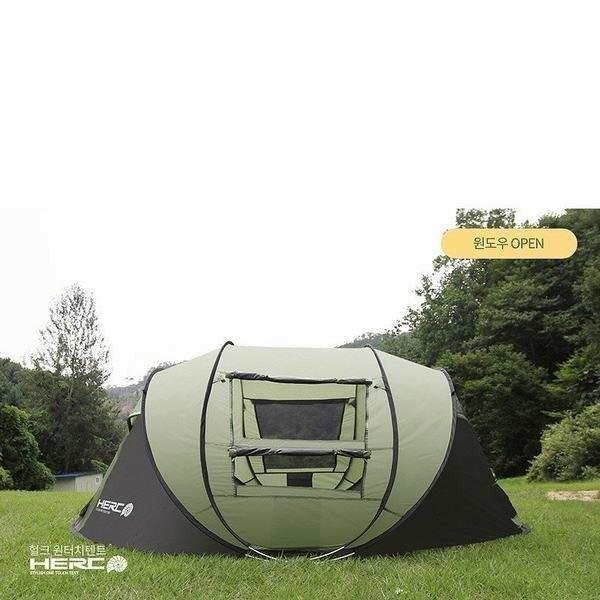 送料無料　テント ワンタッチ 簡単設営 自動組立 防水 防風 防災用 通気性良い キャンプ アウトドア用品　～６人用  | COMEDYKING テント ワンタッチテント 3～4人用 二重層 設営