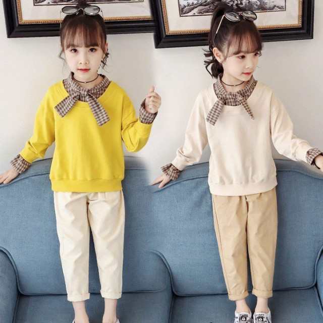 スウェット 女の子 長袖 春秋 韓国子供服 トレーナー子供服