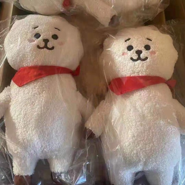 防弾少年団(BTS) - BT21 TATA RJ ぬいぐるみ　RJミラー　同梱割引クリスマス　日本未発売 Amazon.co.jp: BT21 RJ 立ちぬいぐるみ M ホワイト F9-SDS8-2SOC