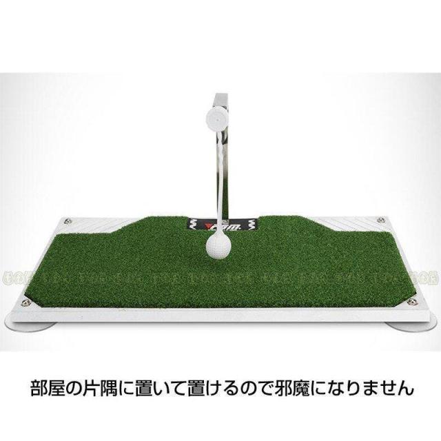 ゴルフ練習ゴルフ器具マットスイングブラック62cm×33.5cm×1.5cmトレーナートレーニング屋内自宅素振り姿勢矯正コンペ景品360°回転室内