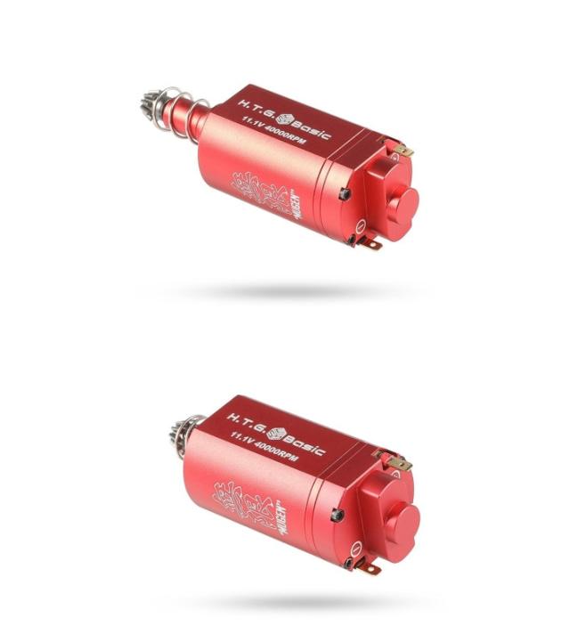 HTGベーシック MUGEN ELITE 無限ブラシレスモーター エリート ロング/ショート 40K 電動ガン用モーター【回転数/起動トルク2段切替】【逆転防止機構標準搭載(特許使用)】【電子トリガー対応】の通販は 17,600円
