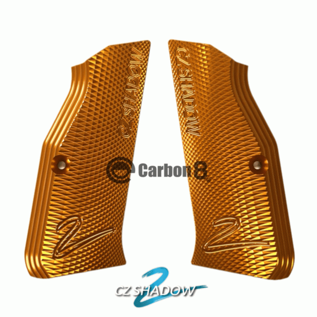 Carbon8 SHADOW-2専用 アルミニウム グリップパネル CZ SHADOW 刻印
