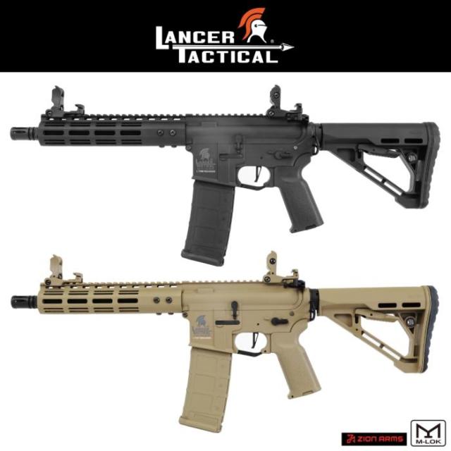 《5%OFFクーポン》LANCER TACTICAL ZION ARMS 電子トリガー Nebula ETU搭載電動ガンGen 3 Archon アルコン 9 M-LOK M4 電動ガン BK/TAN